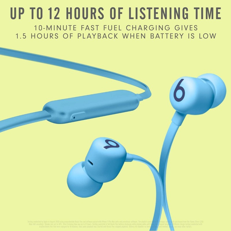 Beats Flex Wireless Earphones Apple W1 Headphone Chip, Blue (Latest Model) gallery
