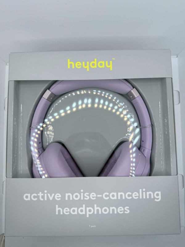 Active Noise Canceling Bluetooth Wireless Over Ear Headphones - LAVENDAR - B22 gallery