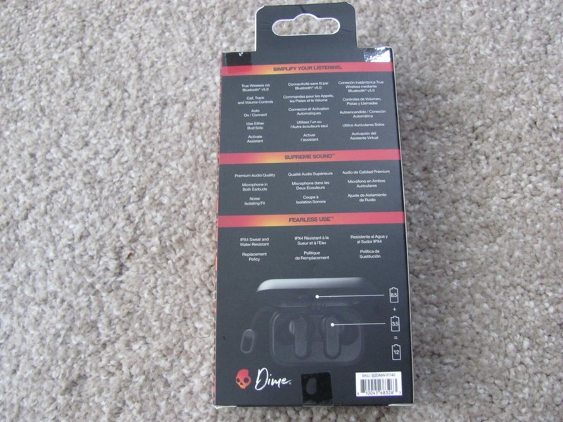 Brand New Skullcandy Dime True Wireless In-Ear Earbud - True Black (S2DMW-P740) gallery
