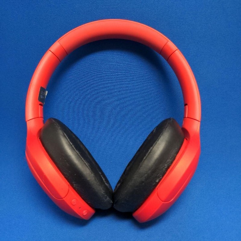 SONY WH-H910N Wireless Noise Canceling Headphones Red Good