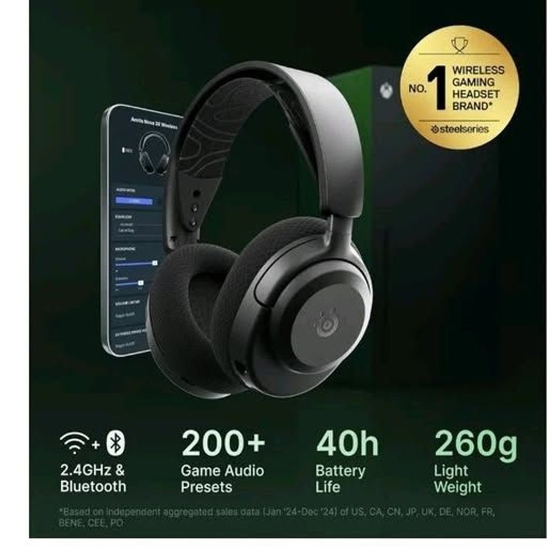 SteelSeries Arctis Nova 3P Wireless Gaming Headset PS5 PC Bluetooth NEW gallery