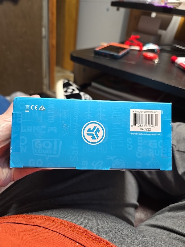 JLab JBuddies Studio On-Ear Folding Kids WIRED Purple Headphones - New gallery