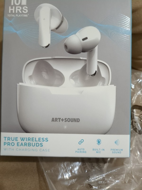 Art + Sound Bluetooth True Wireless Pro EarBuds Silver Color 8 hrs Playtime gallery