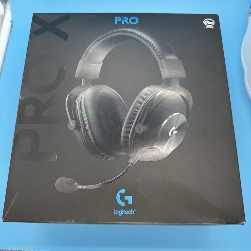 Logitech 981-000817 G Pro X Blue VO!CE Technology Gaming Headset