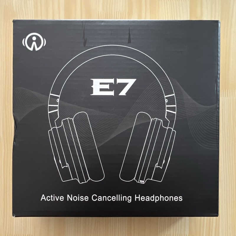 Cowin E7 ANC Bluetooth Over-Ear Headphones Black