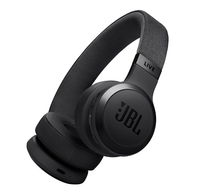 JBL Live 670 NC Black On Ear Headphone
