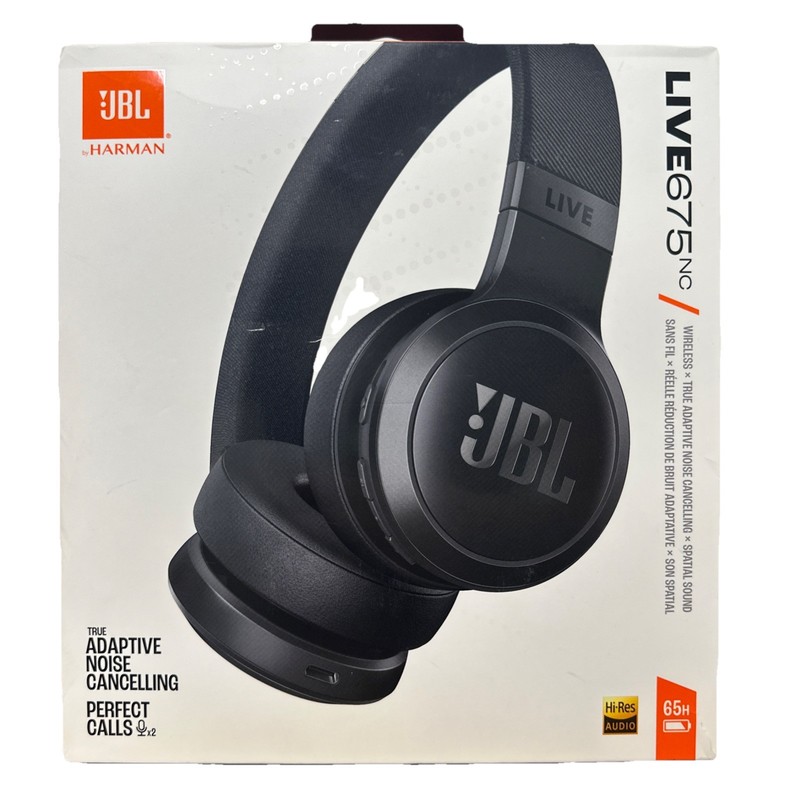 JBL Live 675nc wireless on-ear adaptive noise cancelling headphones