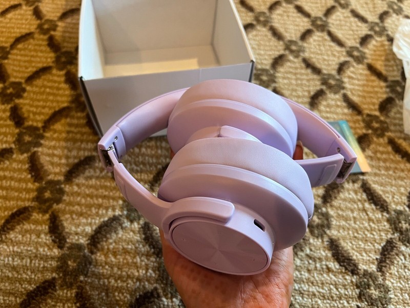 Picun B8 Bluetooth Headphones, 120 Hours Headphones Wireless Bluetooth, Lavender gallery