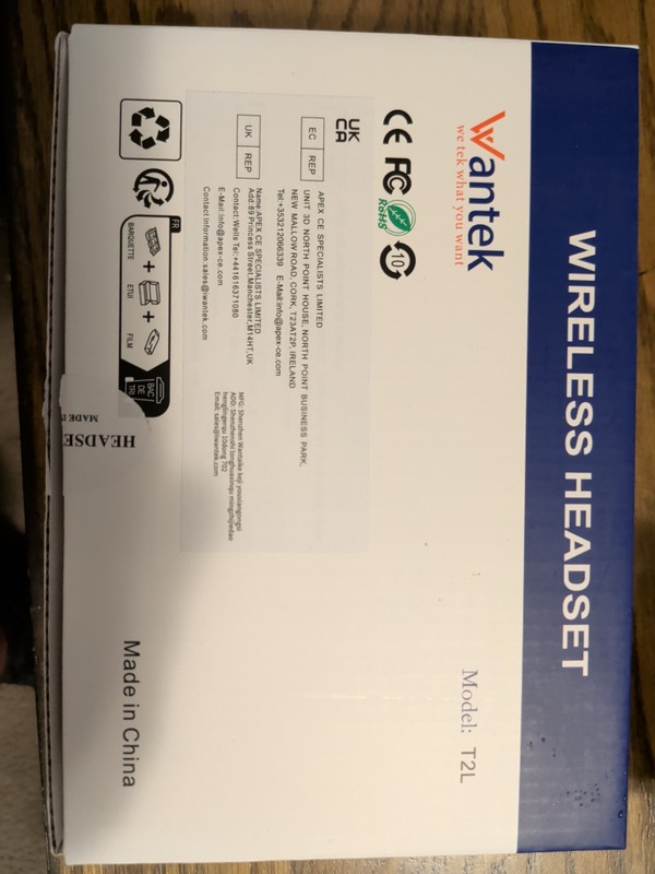 Wantek Bluetooth Headphone with Mic Foldable Wireless Headset for PC/Cellphone gallery