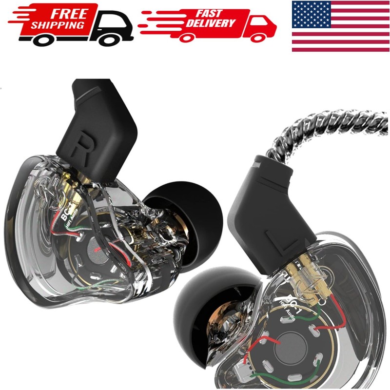 Professional CCZ Melody In-Ear Monitors – Durable, Waterproof, HiFi Sound