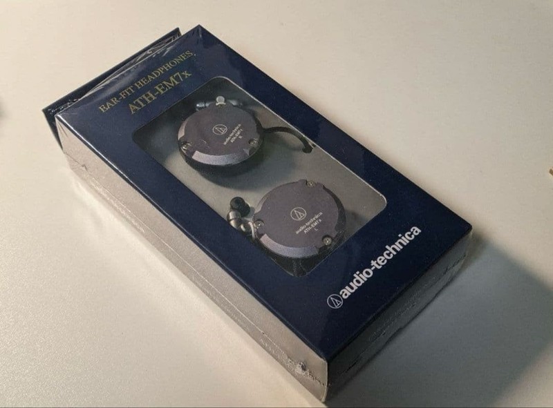 Audio-Technica ATH-EM7X Headphones Portable Foldable Hi-Res Audio Japan