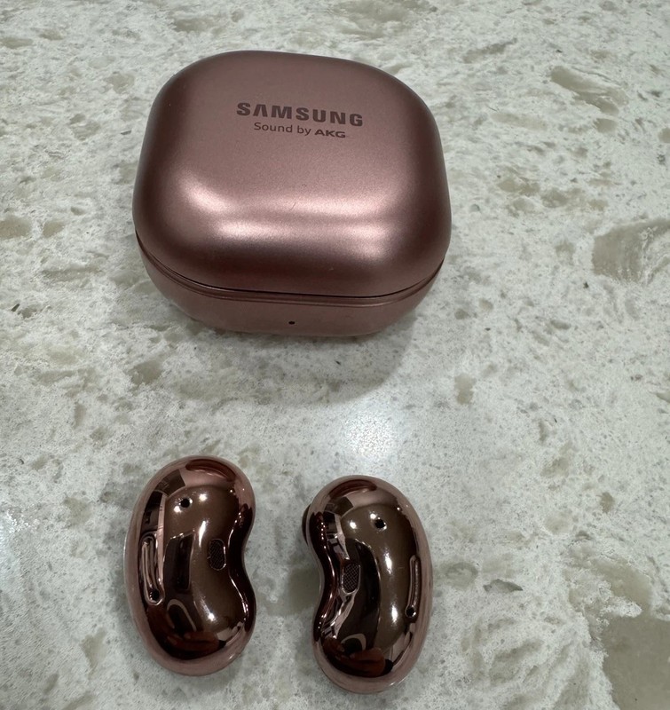 POOR CONDITION Samsung Galaxy SM-R180 Buds Live Wireless Bluetooth Mystic Bronze