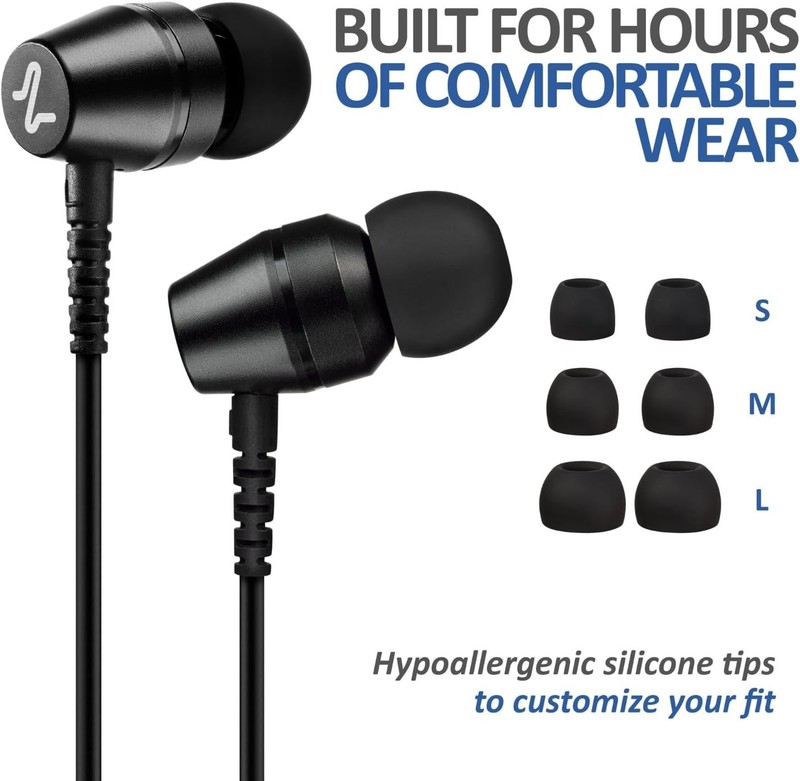 Comfortable Wired Earbuds with Microphone – Ideal for Gaming, Calls, and Music gallery