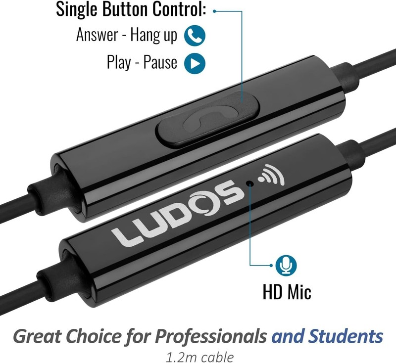 Comfortable Wired Earbuds with Microphone – Ideal for Gaming, Calls, and Music gallery