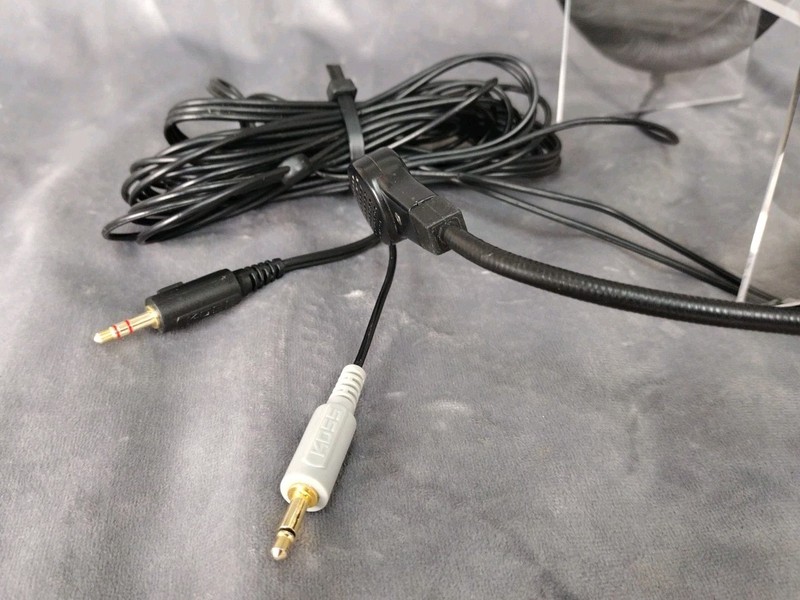 Koss SB40 ClearCom Headset - Black - with Dual 1/8" 3.5mm Audio Jacks - Tested gallery