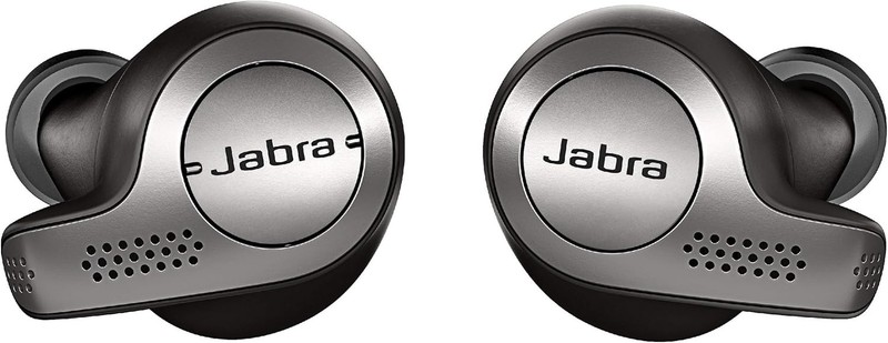 Jabra Elite 65t Earbud Pair Black Gray Bluetooth No Charging Case