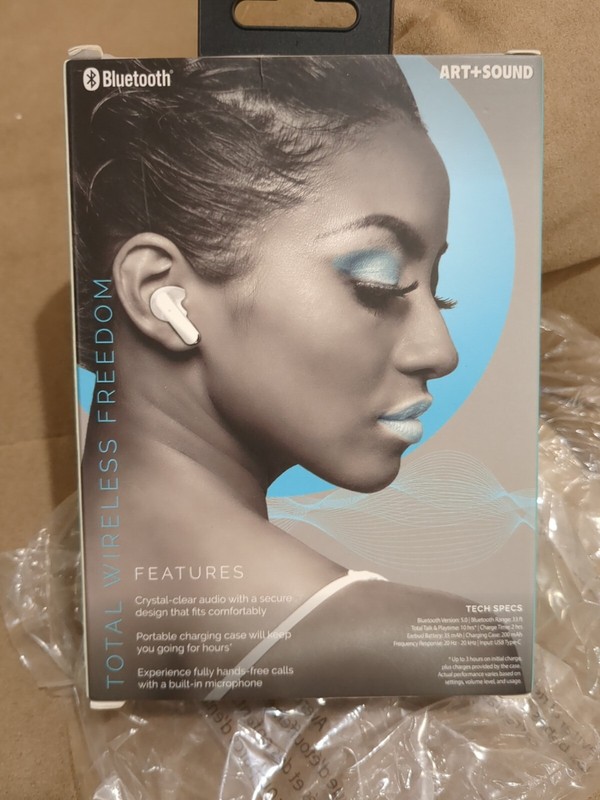 Art + Sound Bluetooth True Wireless Pro EarBuds Silver Color 8 hrs Playtime gallery