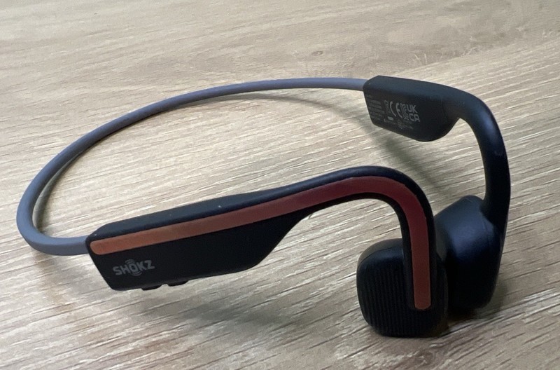 SHOKZ OpenRun S661 Bone Conduction Headphones Wireless Bluetooth NO CHARGER