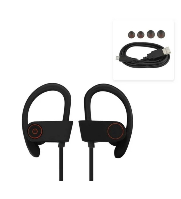 Universal Bluetooth Wireless Headphones with Mic for Sports & Gym IOS Samsung LG gallery