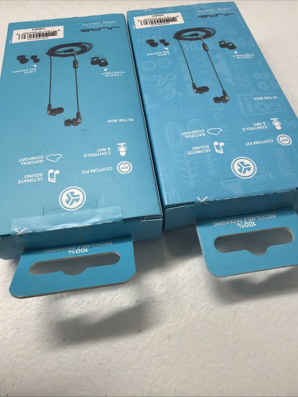 LOT OF 2 JLab JBuds 2 Signature Earbuds -Black- NEW/SEALED gallery