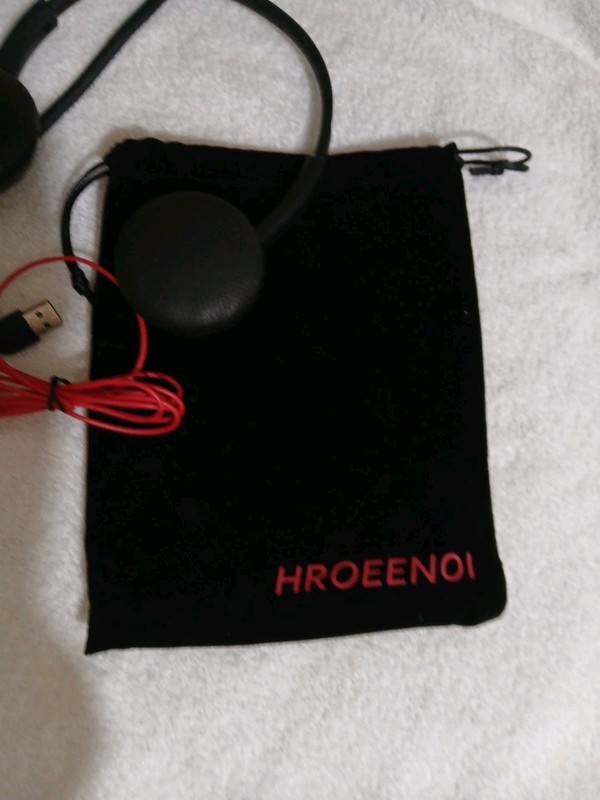 HROEENOI USB PC Headset with Noise Cancelling Microphone WRHW02 gallery