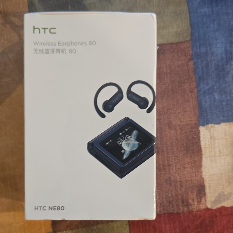 HTC NE80 Wireless Bluetooth In-Ear Ear-hook Earbuds Stereo HD Voice Black