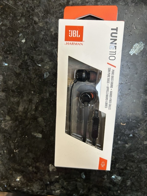 2 pack Black Jbl headphones - JBL TUNE 110 - In-Ear Headphone with One-Button gallery