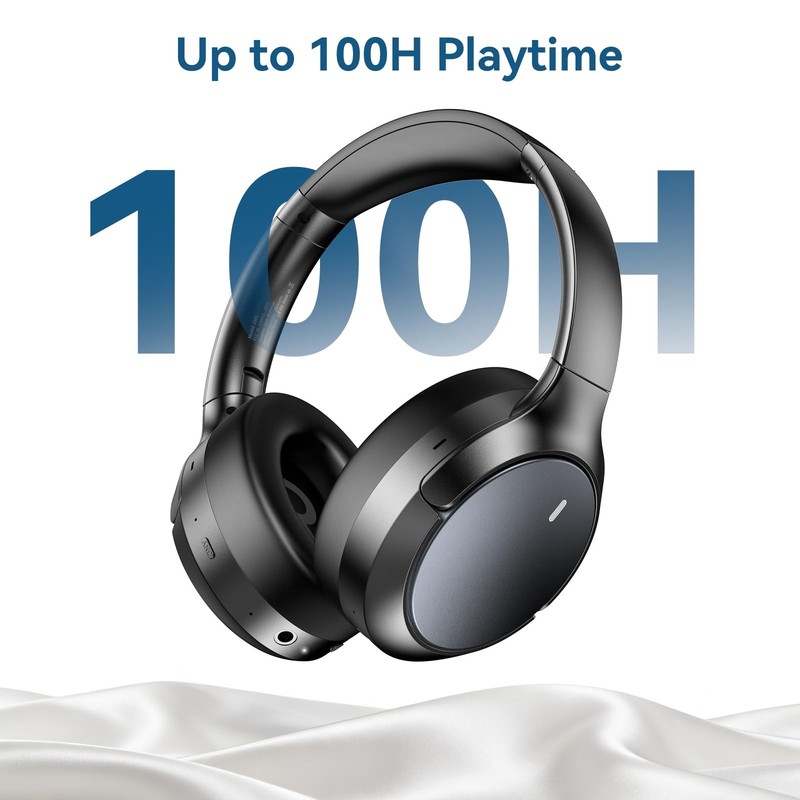 Hybrid ANC Wireless Over-Ear Headphones, 100H Playtime, Hi-Res Audio, Bluetoo... gallery