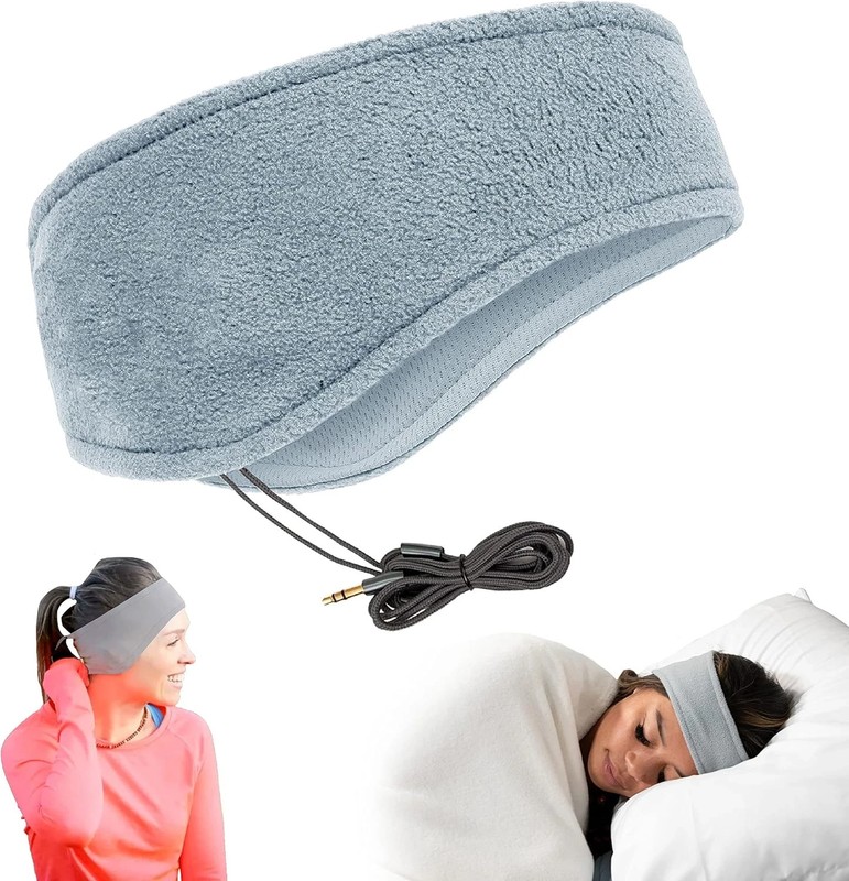 Sleep Headphones – over Ear Headphones from Ultra Thin Cool Mesh Wired for Side