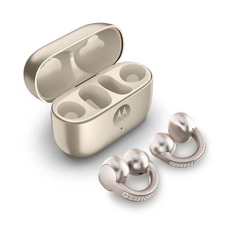 Moto buds loop w/crystals by Swarovski Sound by Bose XT2545-1 Pantone French Oak