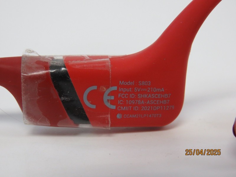 AfterShokz S803 In-Ear Bluetooth Headphones - Red (BROKEN) [DJ1169] gallery