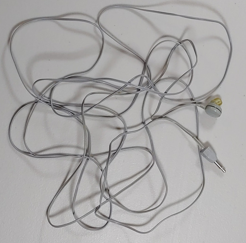 SONY ME-20 – 10 Feet Long – Piezo-Electric Crystal Mono In-Ear Earpiece Original