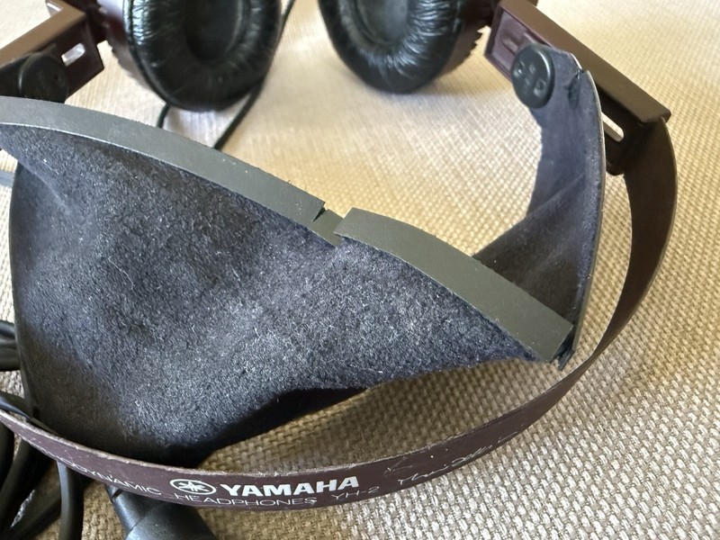 Vintage Yamaha Orthodynamic YH-2 Headphones Mario Bellini Signature gallery