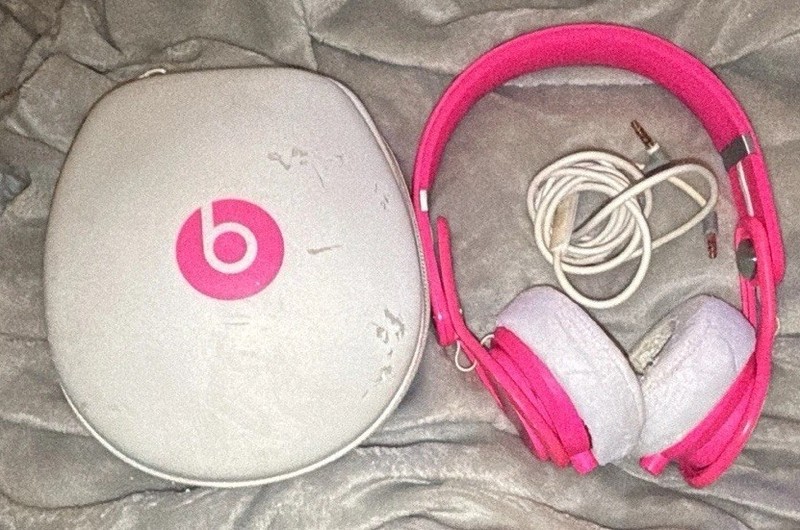 Beats by Dr. Dre Beats MIXR Over the Head DJ Wired Headphones – Pink White