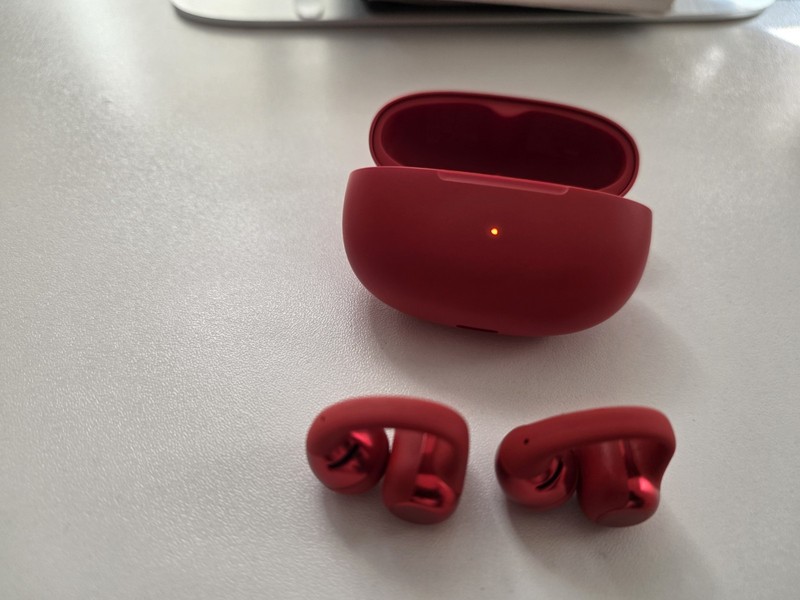 Shokz Open Dots One Open Ear Buds Red EDITION gallery