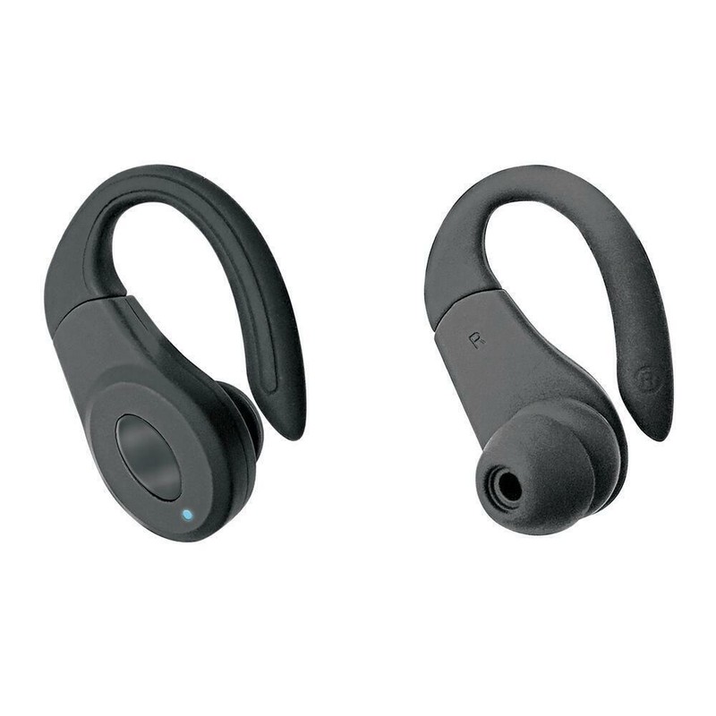 Sentry BT998 True Wireless Earhooks Earbuds with Portable Charging Case, Black gallery