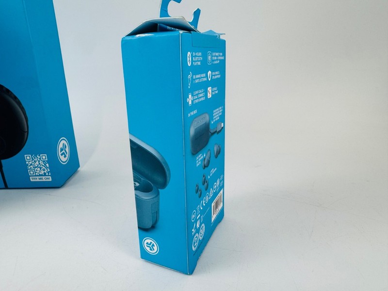JLAB Studio2 Wired On-Ear Headphones (x2) & GoPOP+ True Wireless Earbuds Bundle gallery