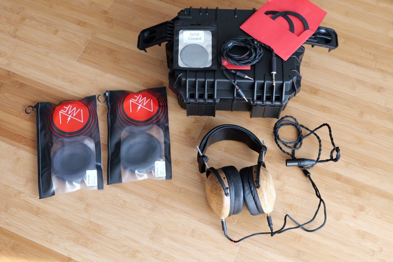 ZMF Bokeh Closed mint condition, 6.35mm and 4-pin XLR cables and tuning kit pads