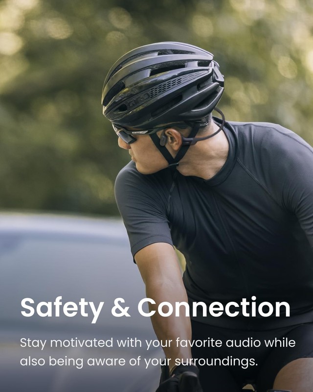OpenRun Bone Conduction Open-Ear Bluetooth Sport Headphones, Running Workout ... gallery
