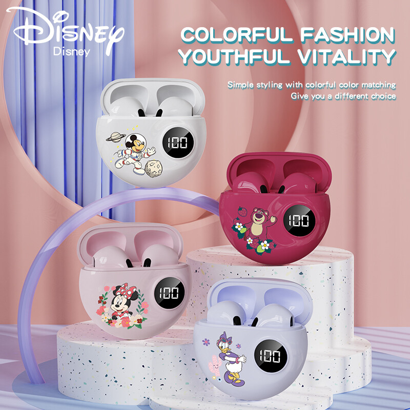 New Minnie Mickey Digital Display Bluetooth Headset Co-Branded Bluetooth Headset gallery