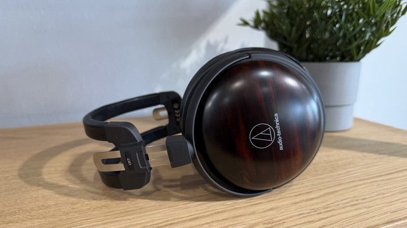 Audio-Technica ATH-AWKT Over-Ear Headphones with Kokutan (Striped Ebony)