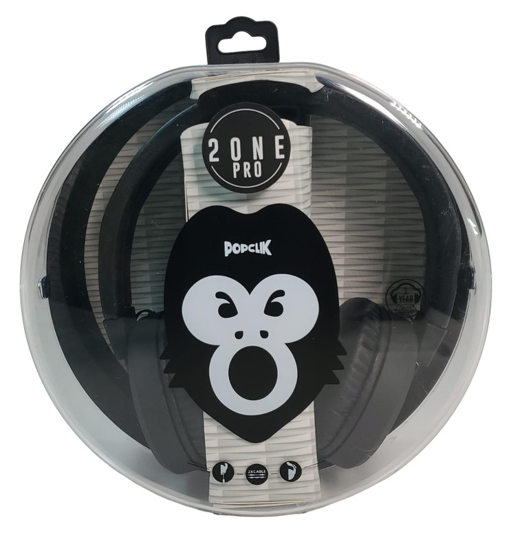 PopClik 2 ONE PRO Headphone, Black gallery