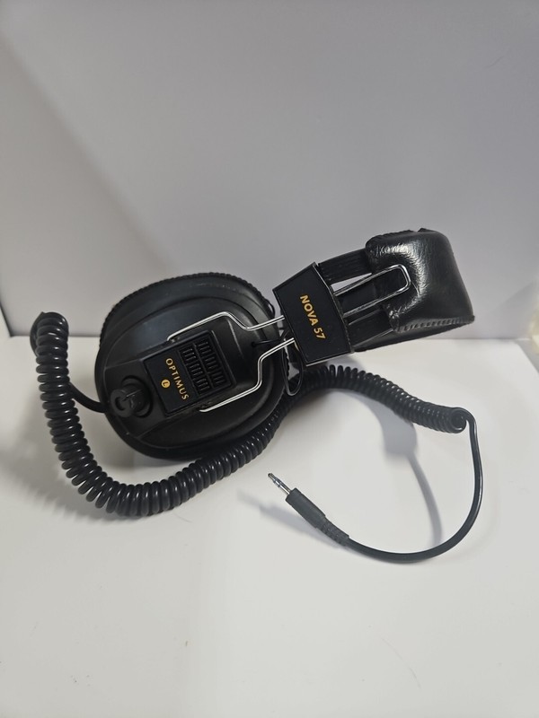 Vintage Nova 57 Optimus Stereo Headphones Black Model