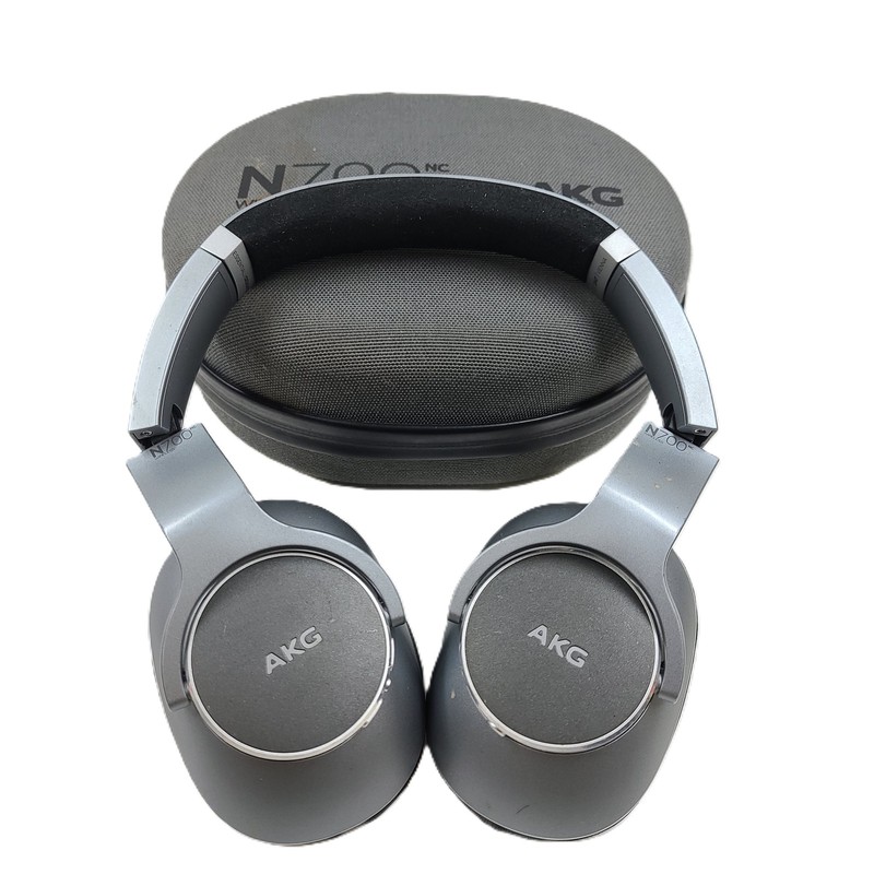 AKG N700 NC Over-Ear Wireless Bluetooth Headphones ANC – Silver Grade B