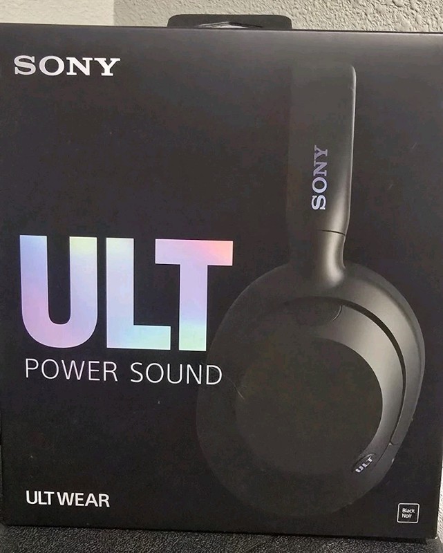 Sony ULT WEAR 900N Wireless Noise Canceling Bluetooth Headphones Black WH-ULT900