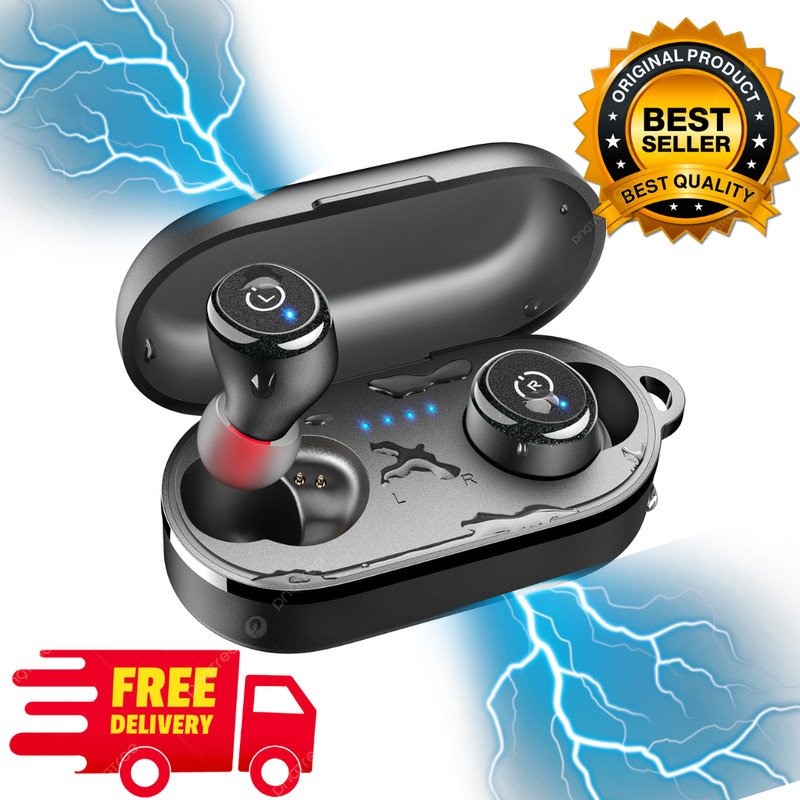 TOZO T10 Bluetooth 5.3 Wireless Earbuds IPX8 Waterproof Stereo Headphones