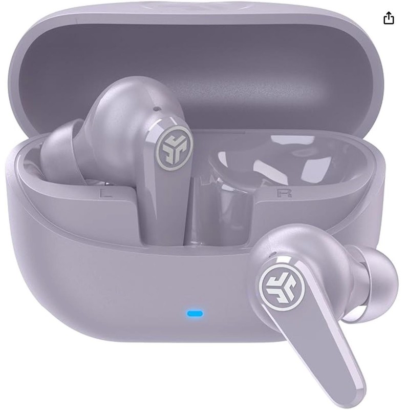 JLab GO Air POP True Wireless In-Ear Headphones – Purple (EBGAIRPOPRLLC124)