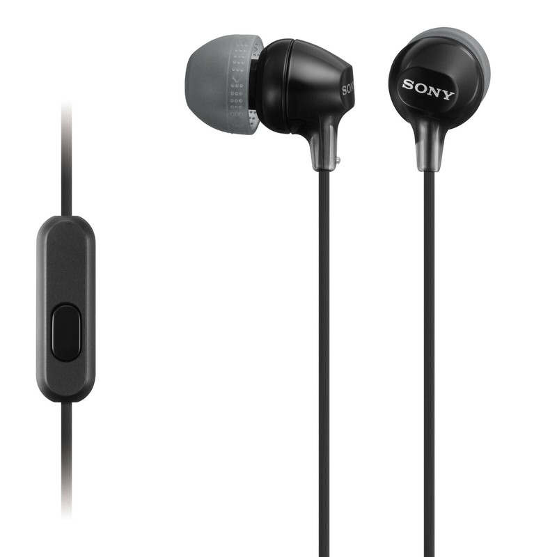 Sony MDR-EX15AP (BLACK) In-Ear Earbud Stereo Headphones w/Mic *BRAND NEW in gallery