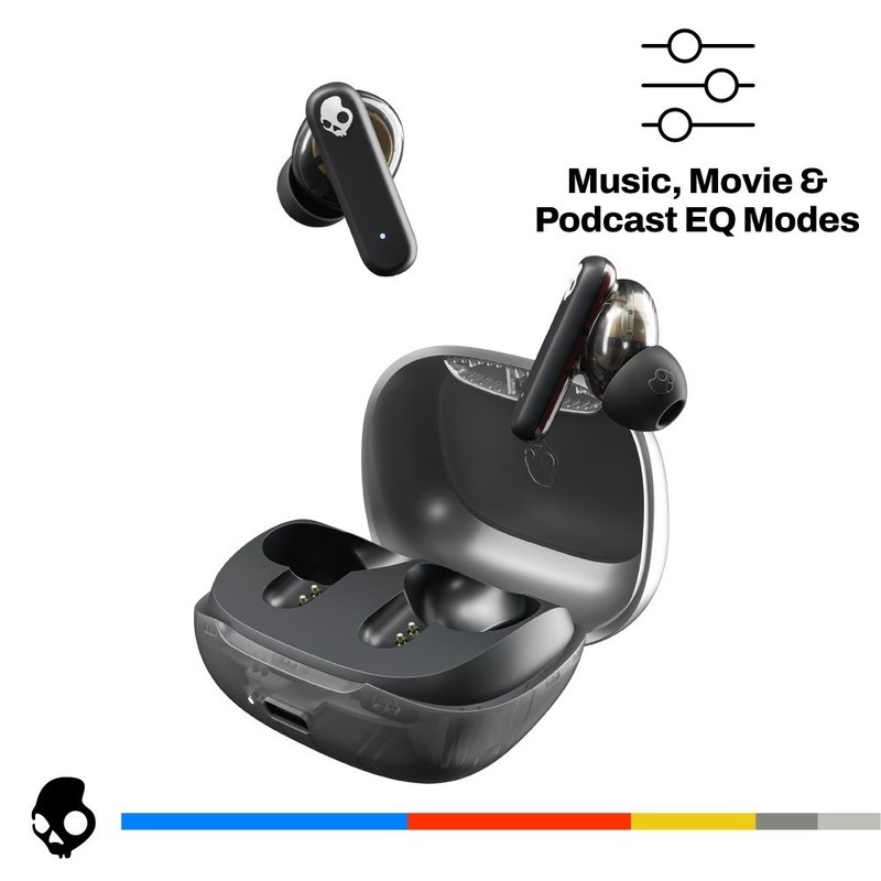 Wireless In-Ear Earbuds with Noise Cancelling Microphone Midnight Smoke Color