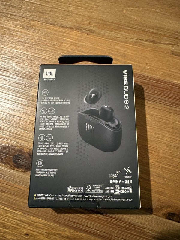 JBL Vibe Buds 2 True Wireless Noise Cancelling Earbuds - New And Unopened gallery